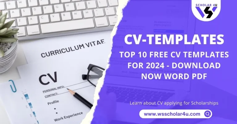 24 Best Scholarship CV Templates (2027) Free Download & Guide