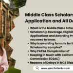 Middle Class Scholarship - Application and All Details 2025