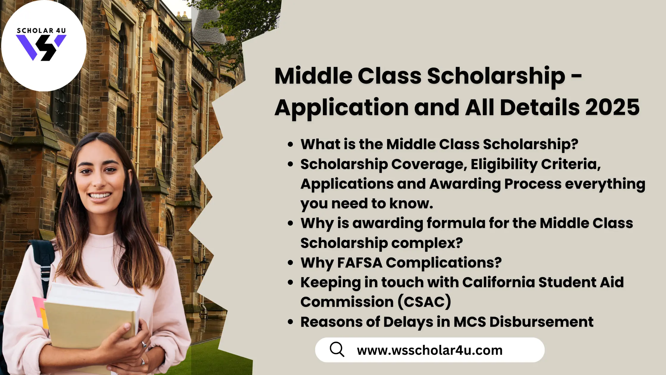 Middle Class Scholarship - Application and All Details 2025