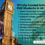 Fully Funded Scholarships for PHD Students in UK