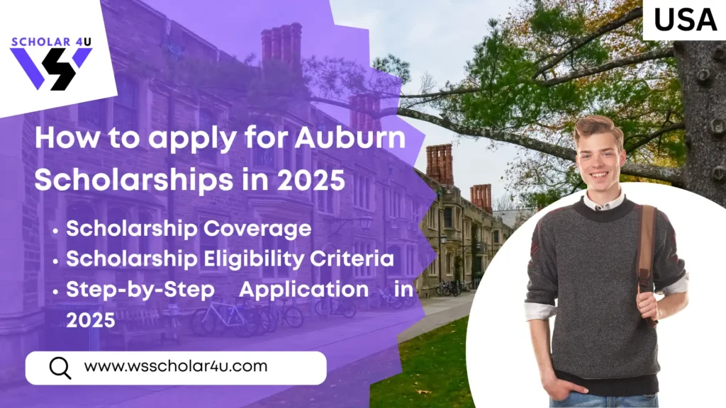 How to apply for Auburn Scholarships in 2025