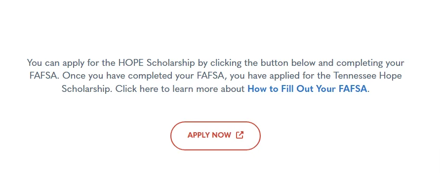 tennesse hope scholarship