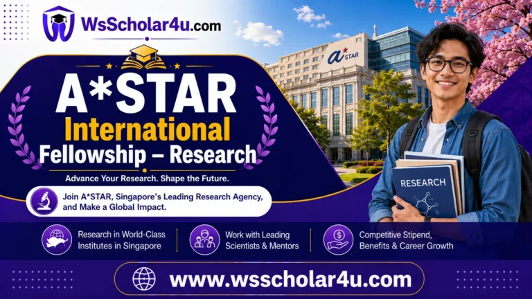 A*STAR International Fellowship – Research 2027 | Fully Funded Postdoctoral Fellowship