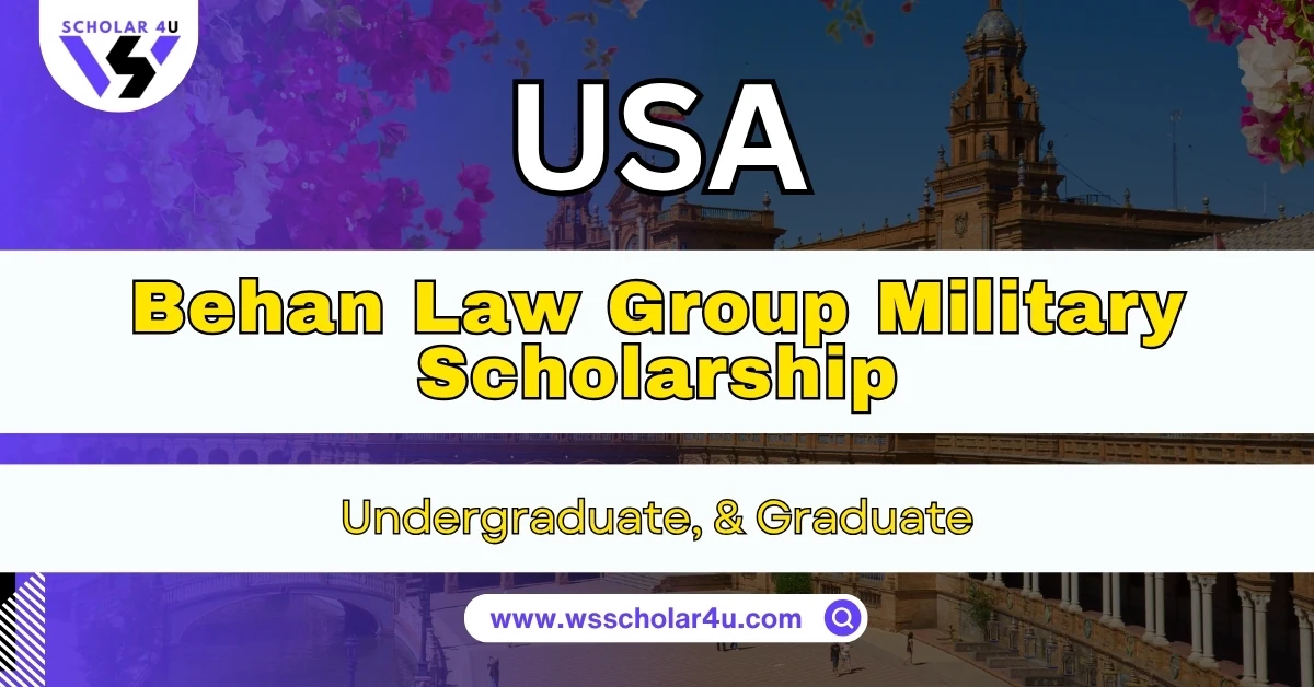 Behan Law Group Military Scholarship