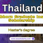 Chulabhorn Graduate Institute Scholarship