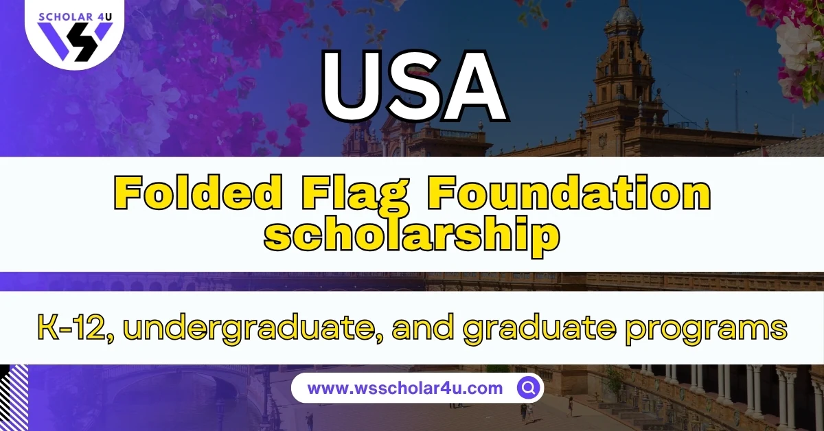 Folded Flag Foundation scholarship