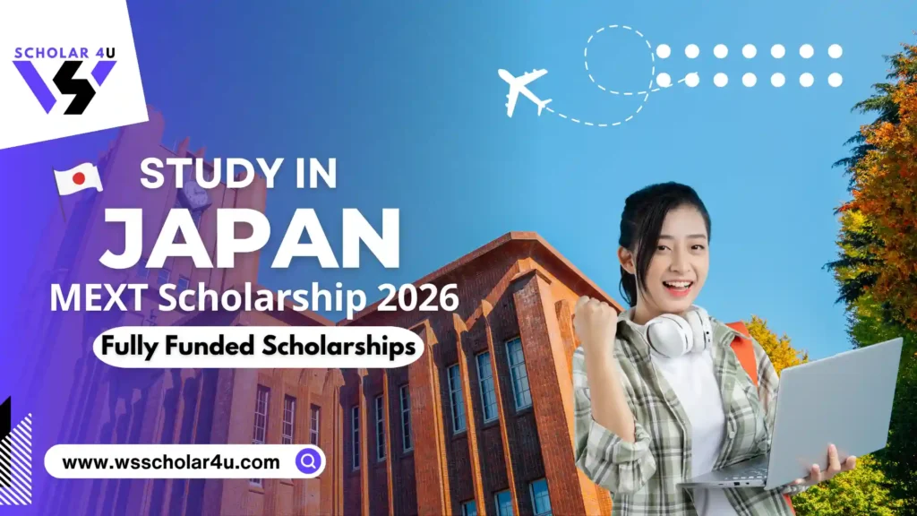 MEXT Scholarship 2026 (Fully Funded) How to apply