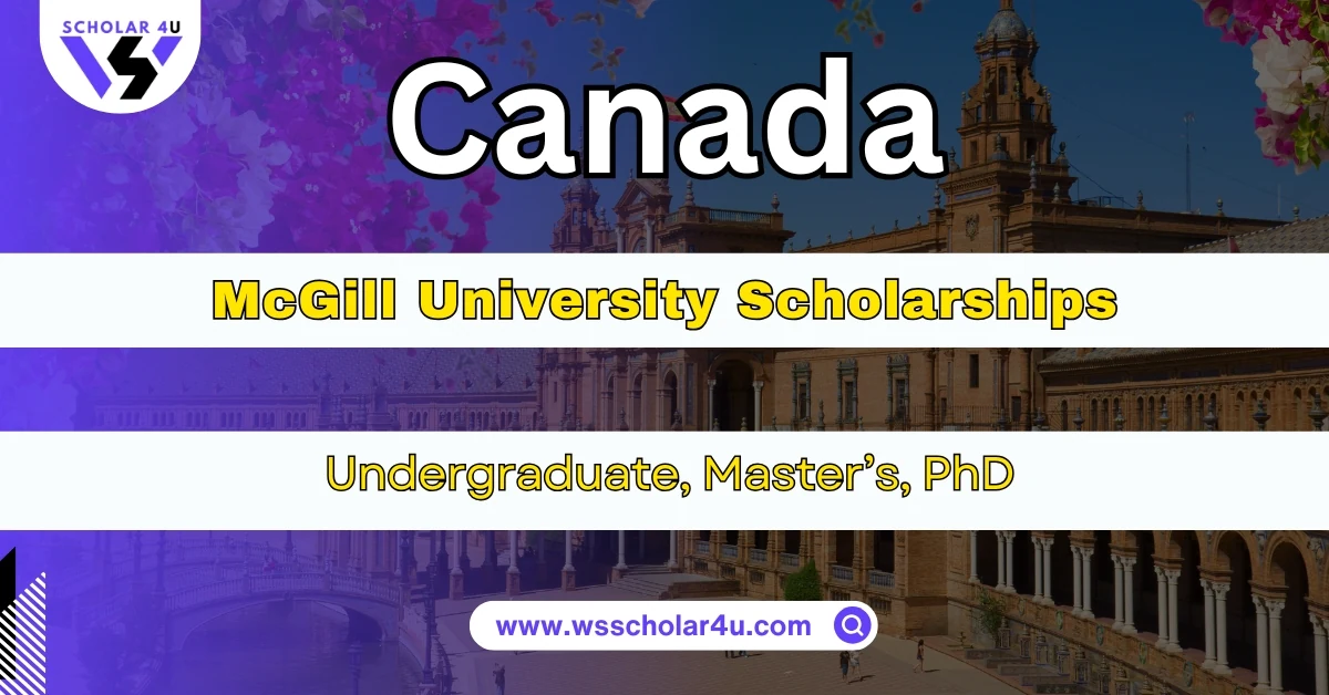 McGill University International Scholarships | Apply Now