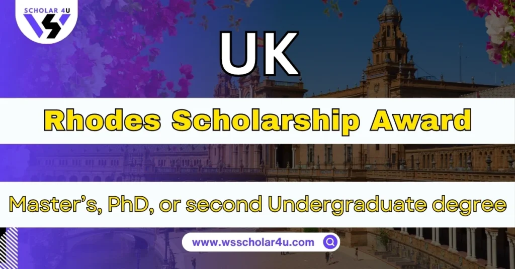 Rhodes Scholarship