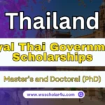 Royal Thai Government Scholarships
