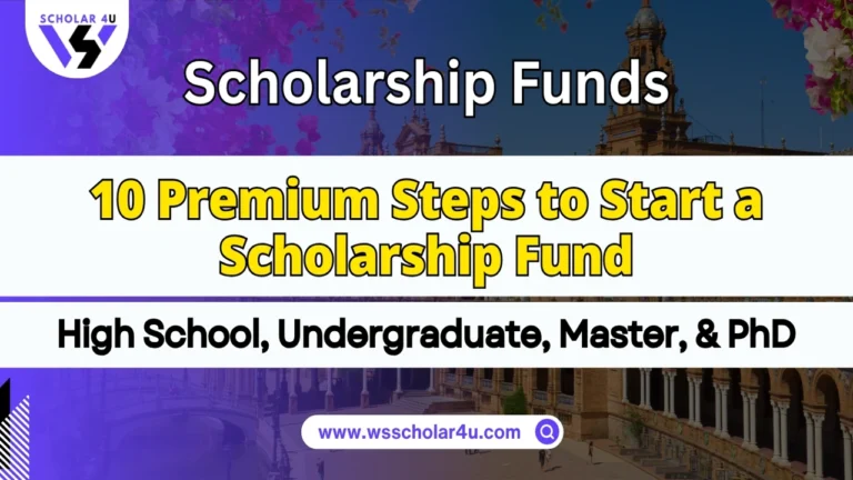 How to Start a Scholarship Fund 2027 (Complete Guide)