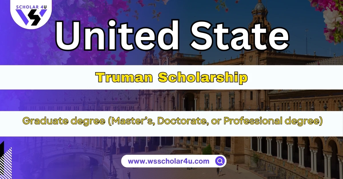 Truman Scholarship 2027
