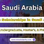 Active Scholarships in Saudi Arabia