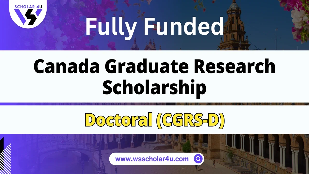Canada Graduate Research Scholarship doctoral