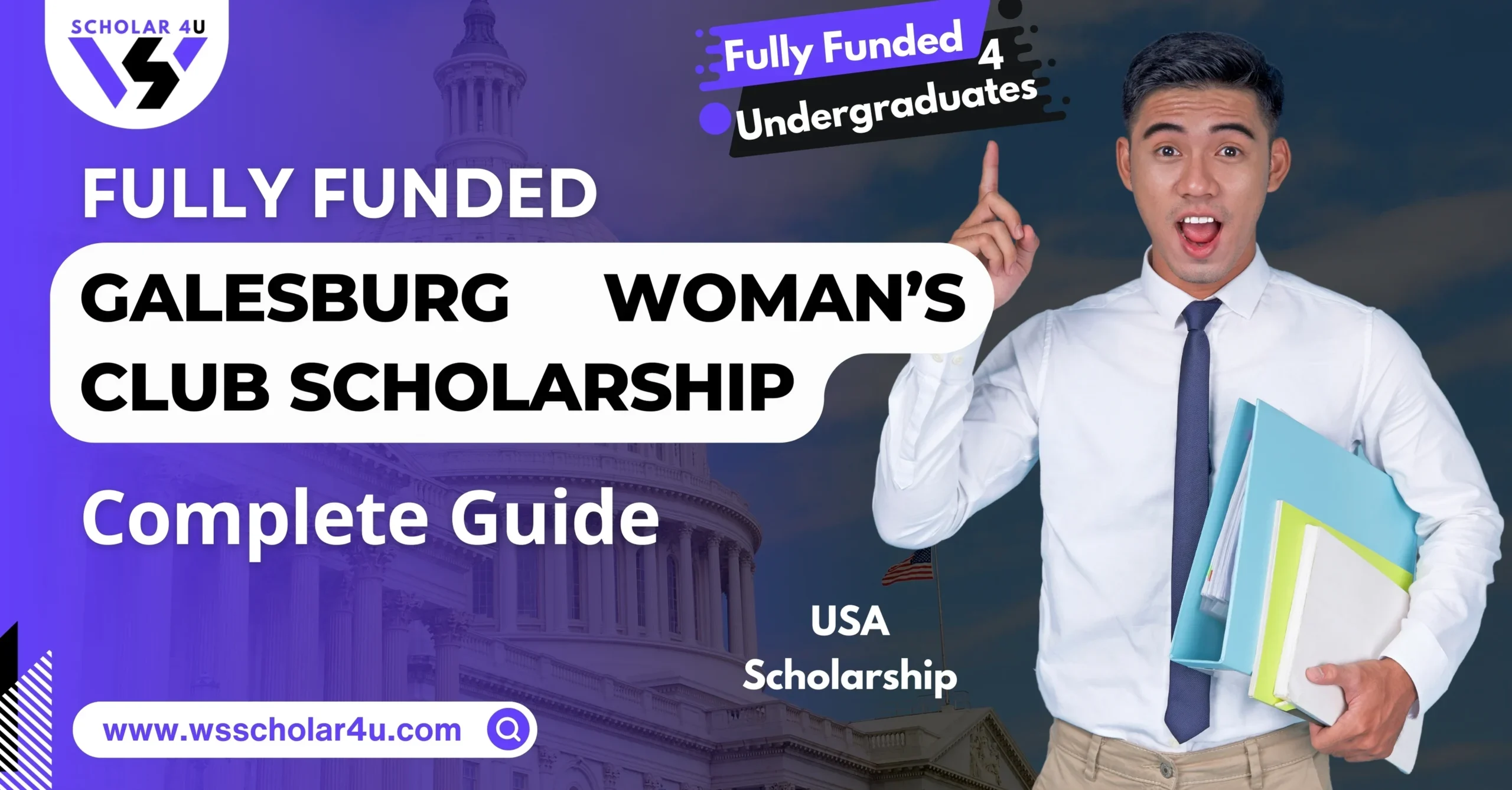 Galesburg Woman’s Club Scholarship 2025 eligibility, awards, and application details for Knox County Illinois students