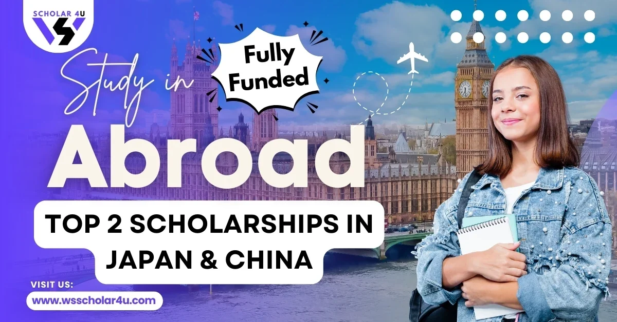 Top 2 Scholarships in Japan & China
