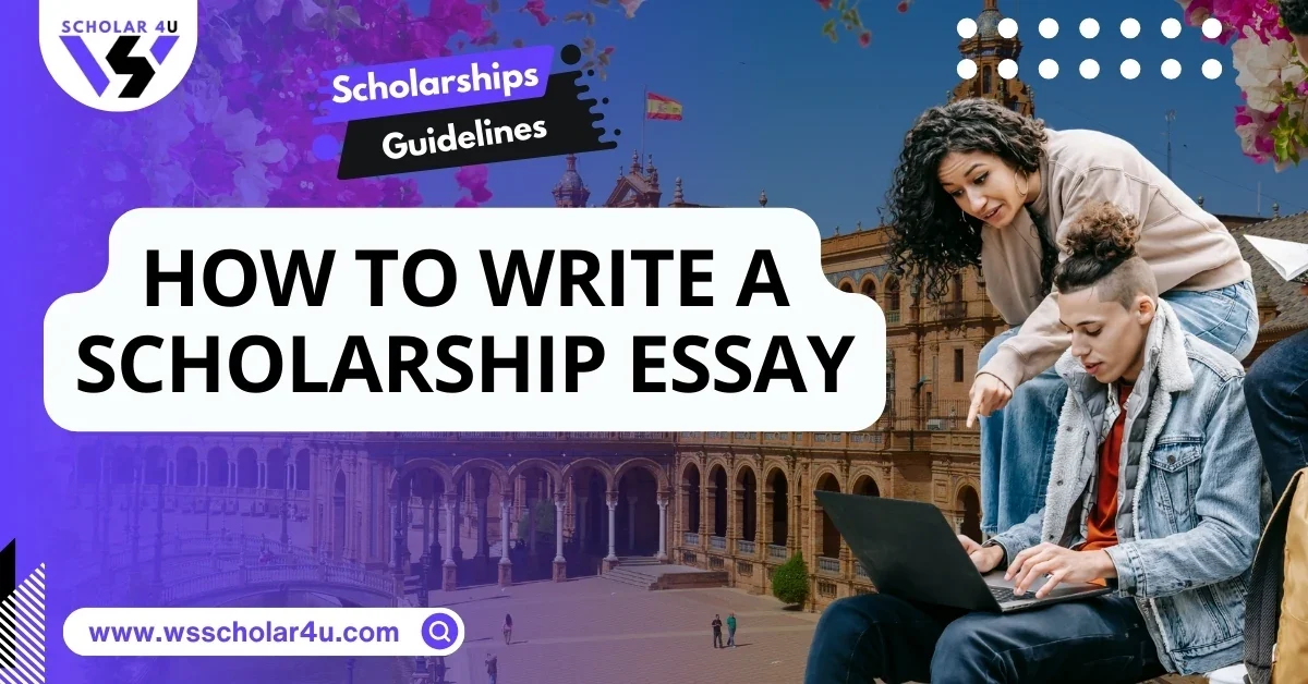 how to write a scholarship essay